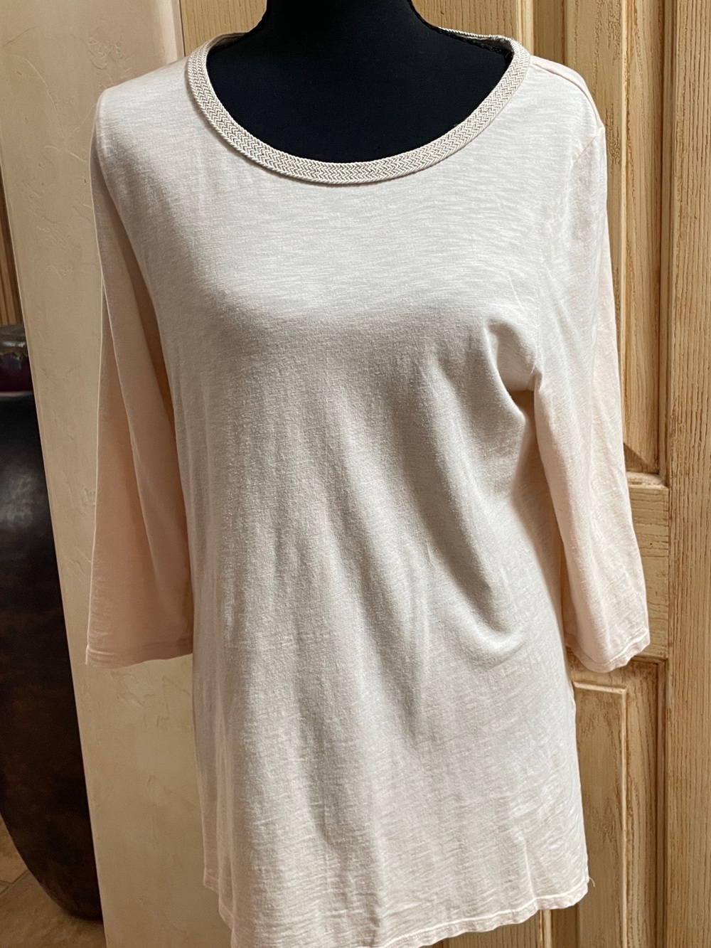 Chicos peachy blush tunic top